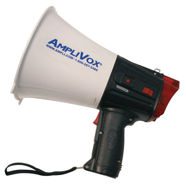10W Megaphone with Safety Strobe & Flashlight
