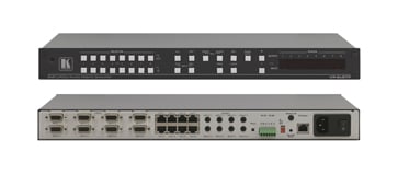 8x8 Computer Graphics Video & Stereo Audio over Twisted Pair Matrix Switcher