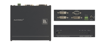 2x1 HDCP Compliant DVI Video Switcher
