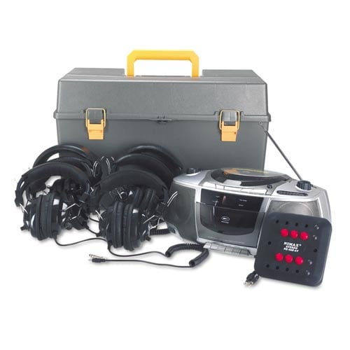 6 Station Personal Listening Center with Deluxe Headphones