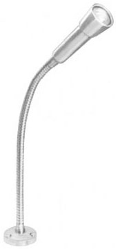 Single-Zone Gooseneck Paging Microphone with Normally Open Switch