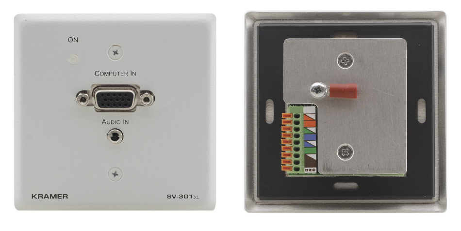 SummitView Computer Graphics Video & Stereo Audio Wall Plate
