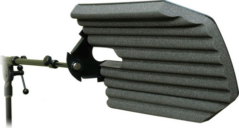 Drum Microphone Acoustic Shield/Boom-Attachable Gobo