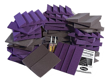 Roominators Acoustic Panel Kit for Small Project Studios in Charcoal Gray/ Charcoal Gray