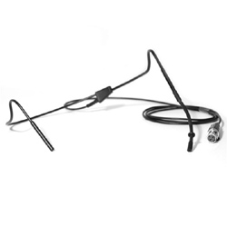 Headset Microphone, 3' Cable with 3-pin mini-XLRF, Low Profile, Beige