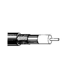 Wire RG-8/U Coax Black, 1000ft