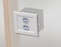 Outlet Power Conditioner, Wht