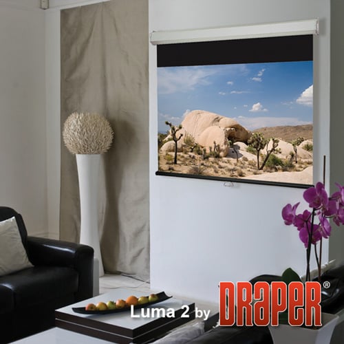 Screen, Projection, Luma 2, 72" x 96", Matte White