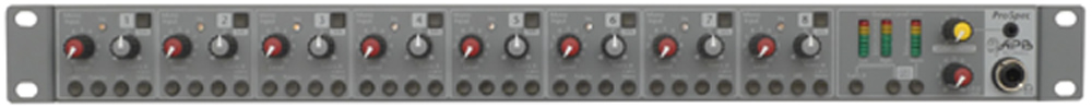 Mixer,1U Rack, 4 Mic/4 Line
