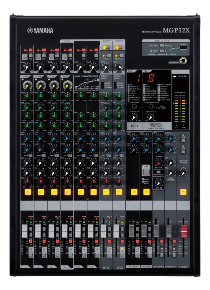 12-Channel Compact Analog Mixing Console