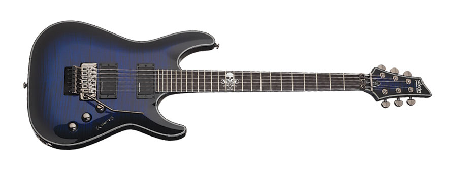 BlackJack Electric Guitar w/Floyd Rose, Blue Burst