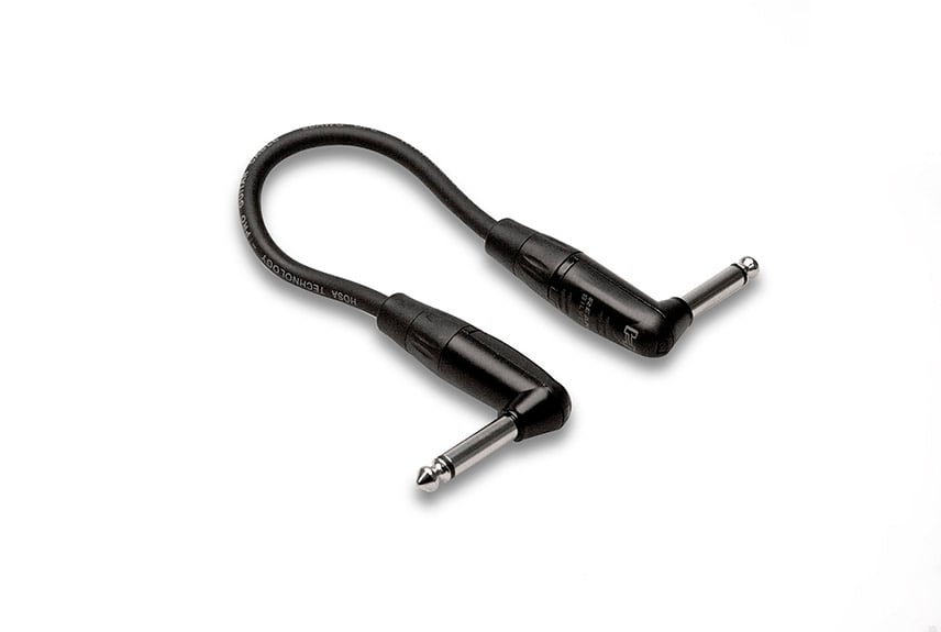 1.5ft Guitar Patch Cable with Rean Right-angle