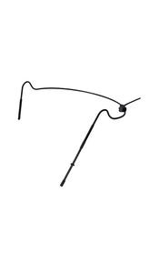 Headworn Mic, Omnidirectional, 4-pin connector, for Shure wireless systems, Black