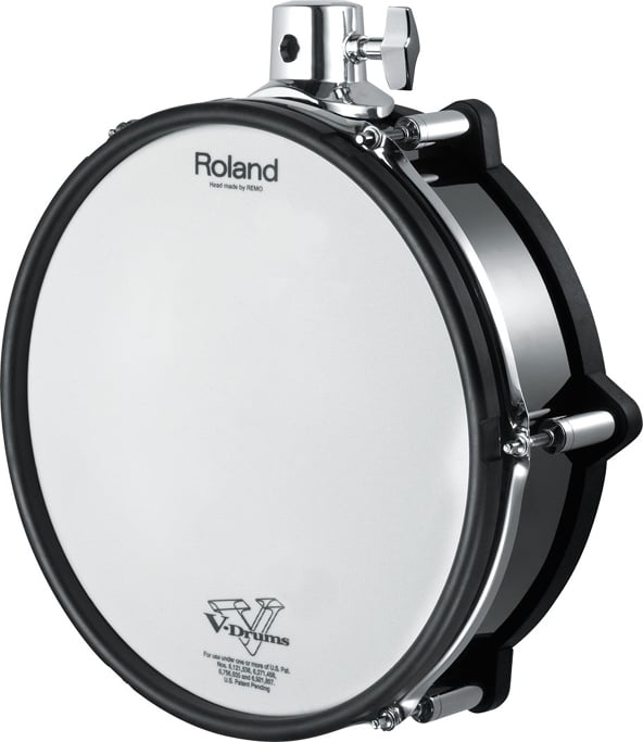 Black Chrome 12" V-Pad for TD30KV V-Drums Kit