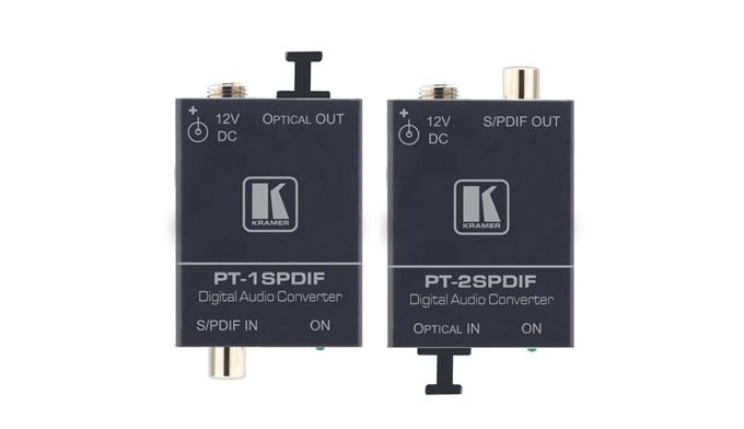 TOSLINK to S/PDIF Digital Audio Format Converter