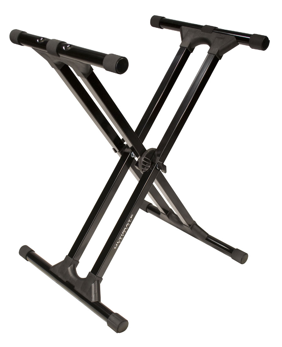 X-Style Keyboard Stand in Black with Patented Memory Lock