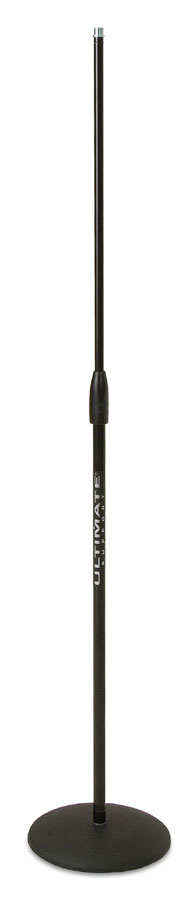 Microphone Stand with Quick-Release Clutch and Weighted Round Base