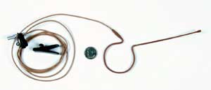 Head-Mic for wireless TA4F, Black (Brown shown)