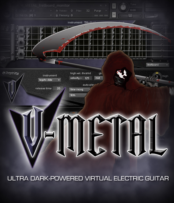 Dark-Powered Virtual Electric Guitar (Prominy Part #: PVI004-VM)
