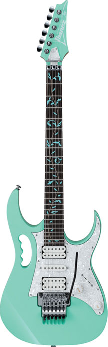 Steve Vai JEM Electric Guitar in Sea Foam Green Finish