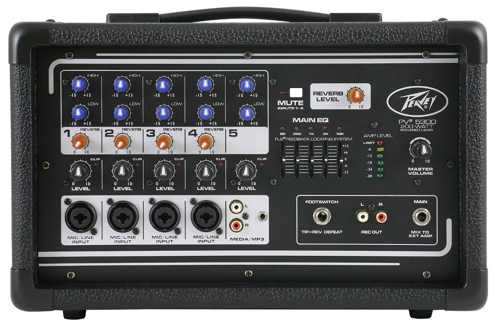 4-Channel Powered Mixer