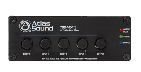 Mixer 4 Channel mic/line