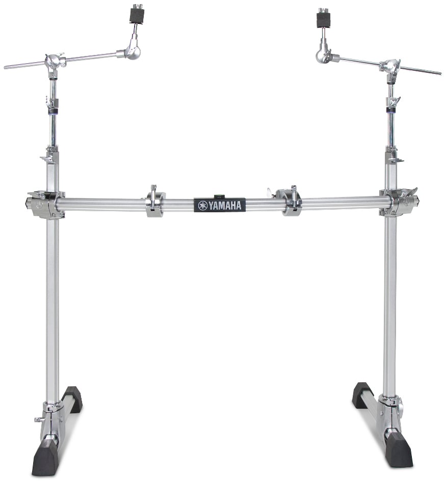 2-Leg HEXRACKII Drum Rack with Curved Pipe and 2x CH-755 Boom Arms