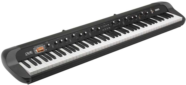 88-Key Black Stage Vintage Piano