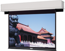 65" x 104" Matte White Advantage Deluxe Electrol Screen
