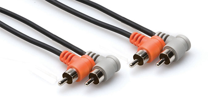 Dual Right-Angle RCA to Same, 6.56'