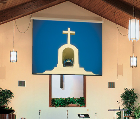 Projectin Screen, Targa, 126" x 168", NTSC, Matte White