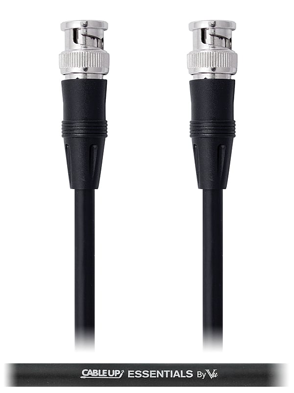 10 ft 50 Ohm BNC to BNC Video Cable with Molded Connectors