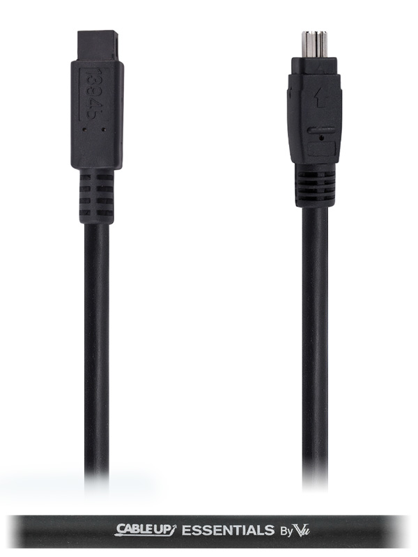 6 ft 4-Pin to 9-Pin IEEE 1394 FireWire 400 to 800 Cable
