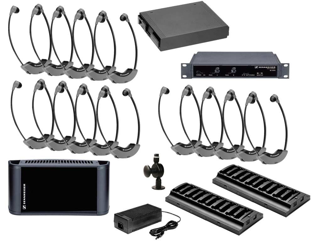 IR Listening Assistive System Package, 12,500s/ft, Single Channel
