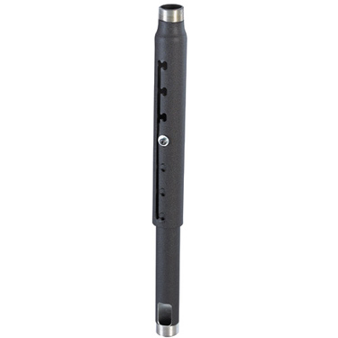 6-8 Foot Adjustable Extension Column in Black