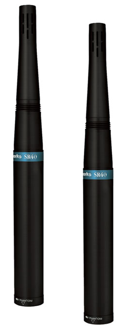 Pair of SR40/HC mics with Wood Box