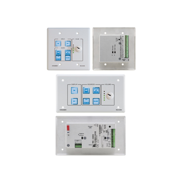 6-Button Room Controller with Digital Volume Knob & Printed Group Labels