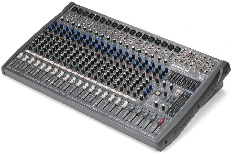 20 Channel 4 Bus Professional Mixing Console with USB