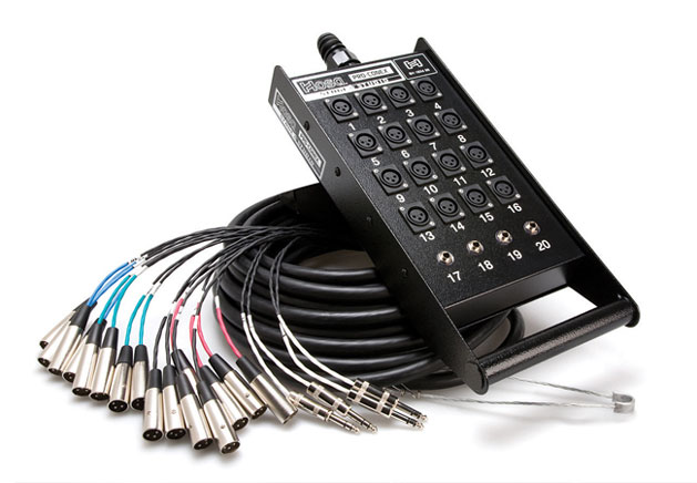 50 ft. 16x XLR Sends x 4x 1/4" TRS Returns Snake