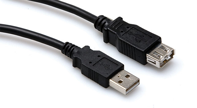 USB 2.0 Extension Cable "A" Male to "A" Female, 5`