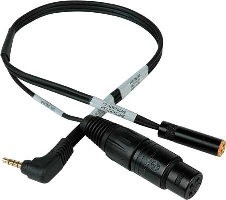 iPhone/iPad 1/8"TRRS Cable to XLR & 1/8" TRSF