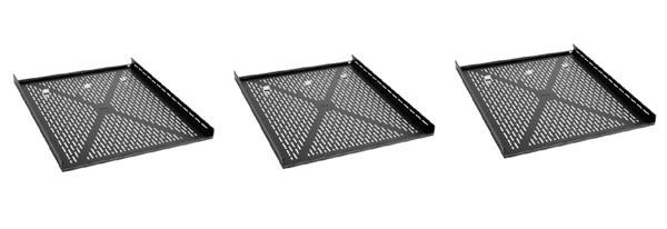 3-Pack of Quick Mount Shelves for BRK Series Laminate Racks