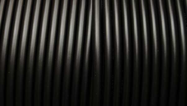 Accusonic+2 Raw 22 AWG 2-Conductor Audio Cable with Black PVC Jacket, Sold by the Foot