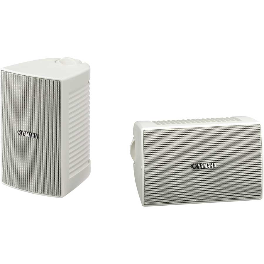 Pair of 4" Weatherproof Installation Speakers in White