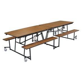 10 ft. Plywood Top Table with Benches