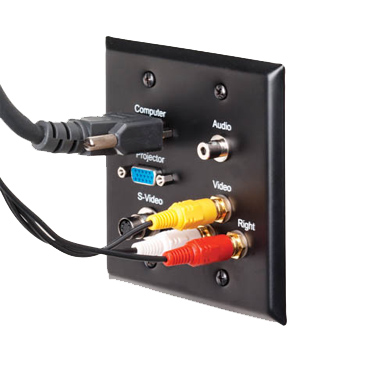 Data Pass Through Plate, BLK