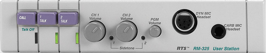 2-Channel Headset User Station with A4F Connector