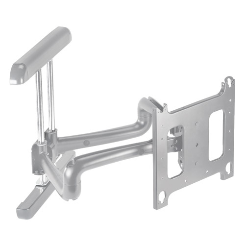 Flat Panel Wall Mount, Swing Arm, Silver