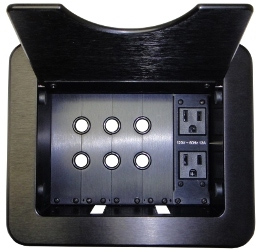Cable Nook, w/ AC Power Grommets