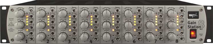Eight Channel Microphone and Instrument Preamplifier